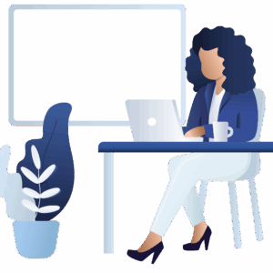 Learner studying human-centered investigation certification materials online