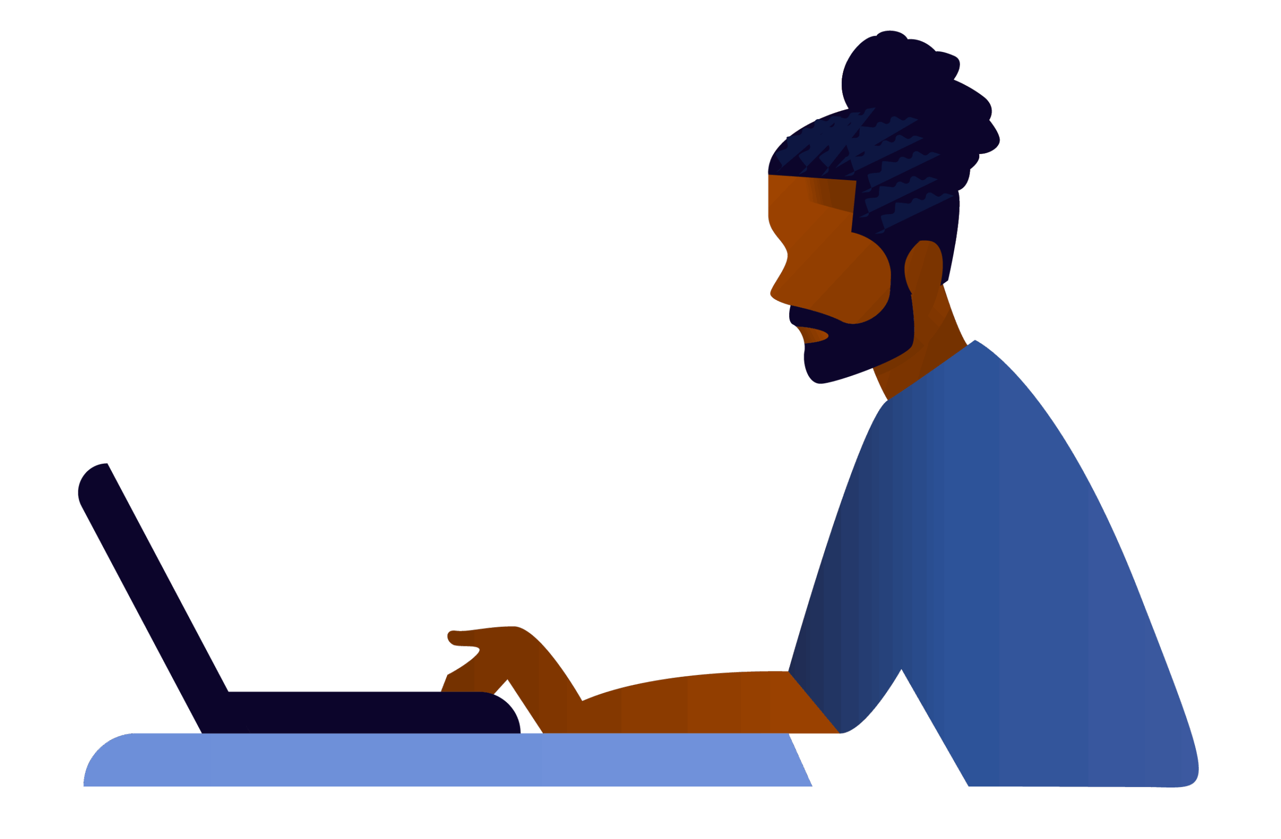 HR professional completing online workplace investigation training on laptop