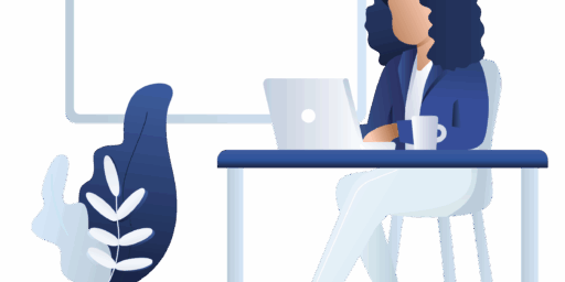 Learner studying human-centered investigation certification materials online